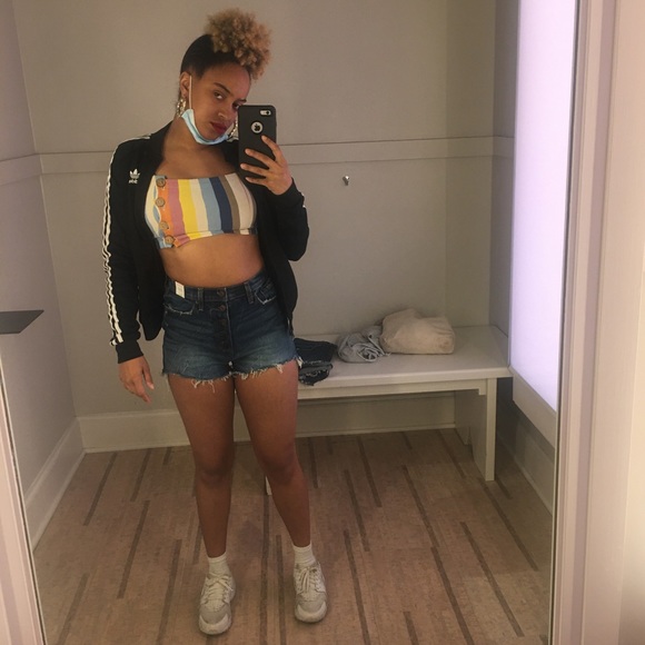 B Y O P Striped Crop Top From Forever - Picture 2 of 4